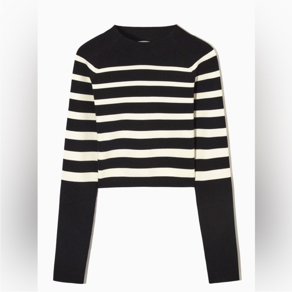 COS Ribbed crop Knit Top - Picture 2 of 6